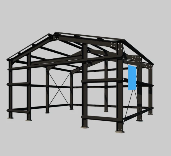 ESTRUCTURA VENTANA sistema RESIDENCIAL   [ 1 X 1 m de 6" ]