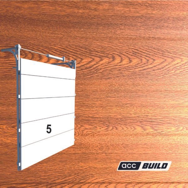 PORTON seccionado color MADERA LISA de 3.05 m x 2.4 m