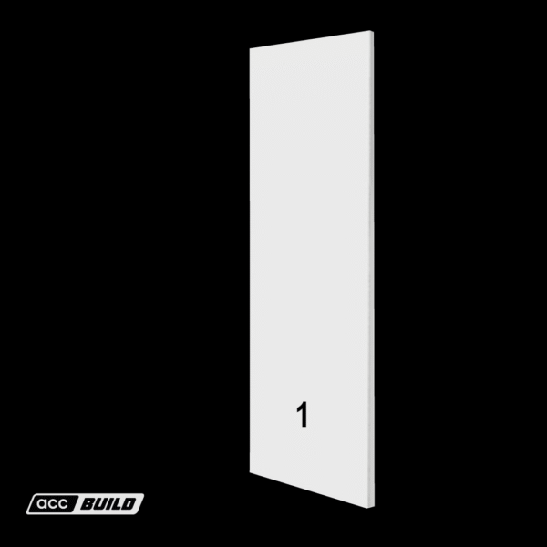 PUERTA exterior 9 LUCE, inclye: Marco y Chapa.