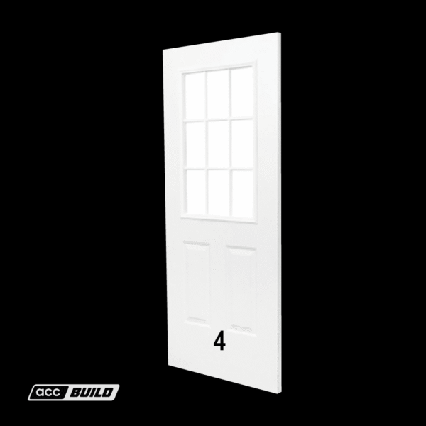 PUERTA exterior LISA, inclye: Marco y Chapa.