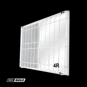 VENTANA colorBLANCA 150-100 con REJA