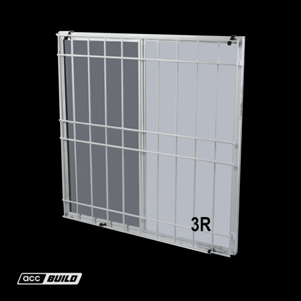 ventanas c -10 VENTANA color BLANCA 100-100 con REJA